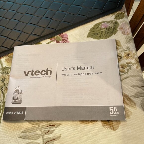 Vtech Cordless Telephone Model 1A5823 - Picture 8 of 8